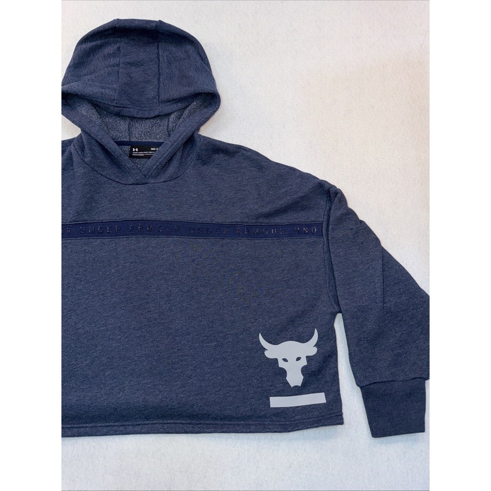 Under Armour Project‎ Rock Taped Fleece Women's Size M Oversized Hoodie 1346014